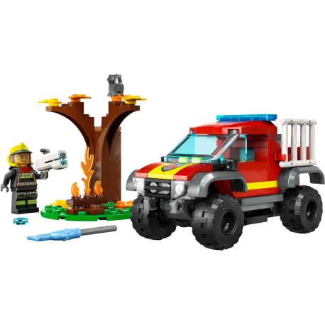 LEGO City Fire - Camião 4x4 de Resgate dos Bombeiros (97 pcs) 2023