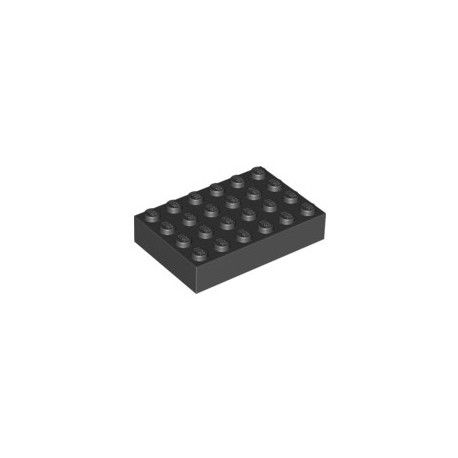 LEGO Peça - Brick 4x6 (Black) 4181124