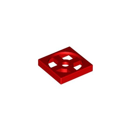 LEGO Peça - Turn plate 2x2 (Red) "parte" 368021