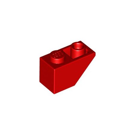 LEGO Peça - Slope, Inverted 45º 2x1 (vermelho) 366521