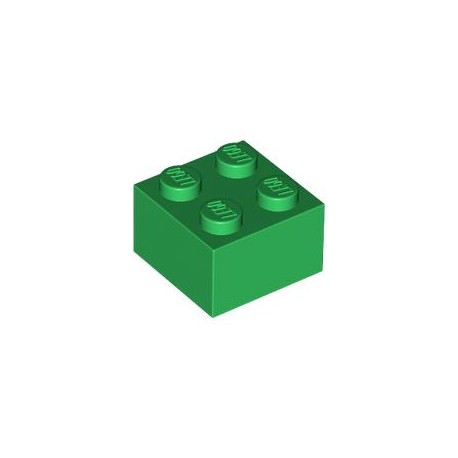 LEGO Peça - Brick 2x2 (Green) 300328