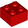 LEGO Peça - Brick 2x2 (Red) 300321
