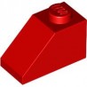 LEGO Peça - Roof tile 1x2 45º degrees - (vermelho) 4121934