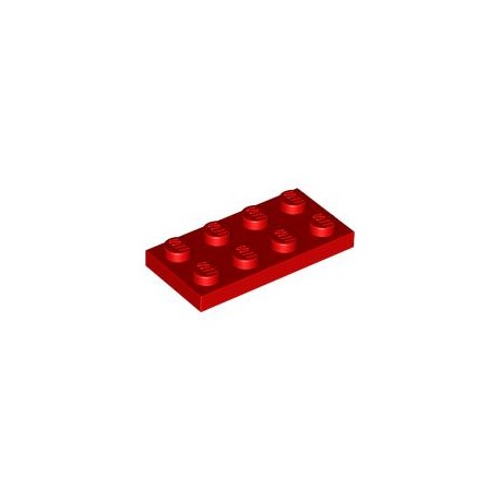 LEGO Peça - Plete 2x4 (Red) 302021