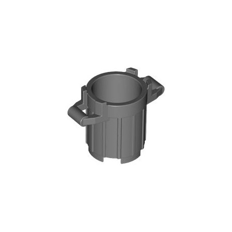 LEGO Peça - Dustbin - caixote do Lixo - (cinza escuro) 4210985