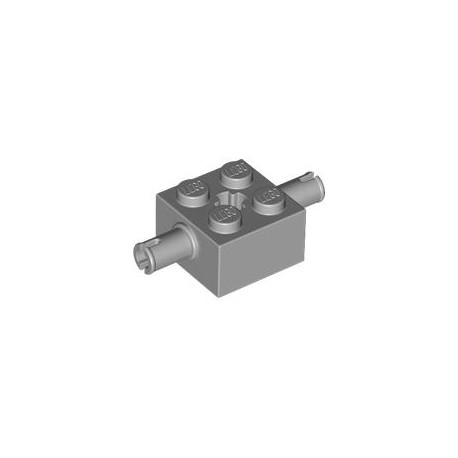 LEGO Peça - Bearing Element 2X2 w.D. Snap (Dark Stone Grey) 6356172