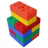 LADO - Blocos de Construção - Caixa c/10 peças de 24x12x6cm (CxLxA)