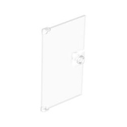 LEGO Peça - Door, Glass 1x4x6 with Stud Handle (Trans-Clear) 4521504