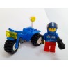 LEGO CITY Minifiguras - "Emergência Auto" (1 minifigura + moto)