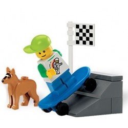 LEGO CITY Minifiguras - Criança skater (minifigura + acessórios)