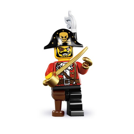 LEGO MINIFIGURE - 8ª Série - "Pirate Captain"
