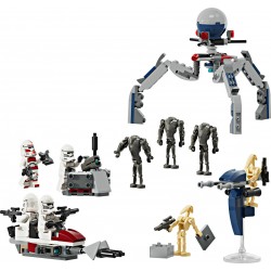 LEGO Star Wars - Pacote de Combate Clone Trooper e Battle Droid (215 pcs) 2024