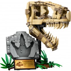 LEGO Jurassic World - Fósseis de Dinossauros: T-Rex – Caveira (577 pcs) 2024