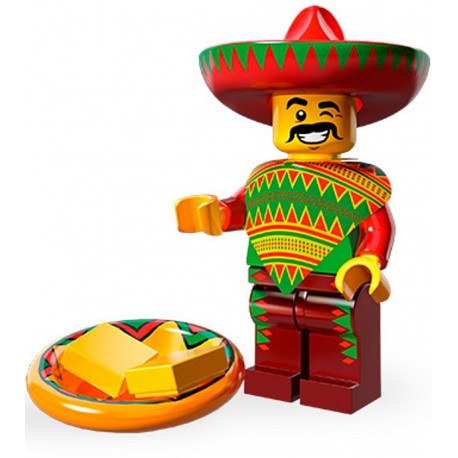 LEGO MINIFIGURE - Movie - "Taco Tuesday Guy"