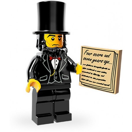LEGO MINIFIGURE - Movie - "Abraham Lincoln"