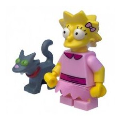 LEGO MINIFIGURE - Simpsons 2ª Série - "Lisa Simpson with Bright Pink"