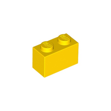 LEGO Peça - Brick 1x2 (Yellow) 1959