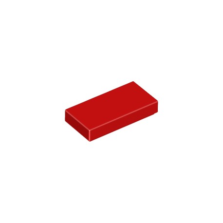 LEGO Peça - Flat tile 1x2 (Red) 306921