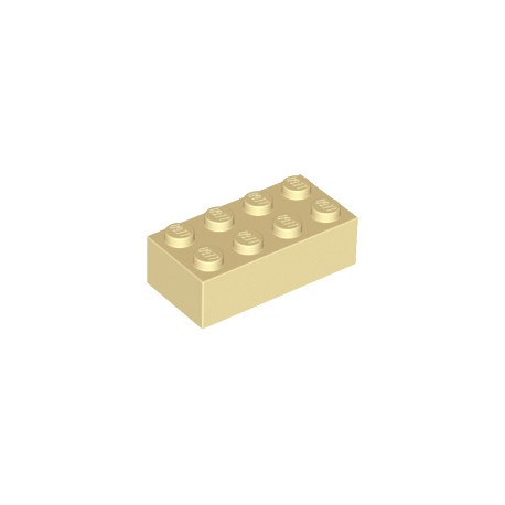 LEGO Peça - Brick 2x4 (Tan) 4114319