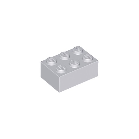 LEGO Peça - Brick 2X3 (Light Bluish Gray) 4211386