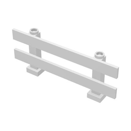 LEGO Peça - Fence 1x8x2 2/3 (White) 4541808