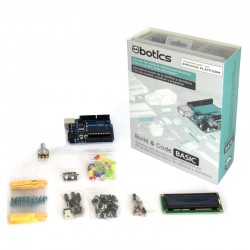 EBOTICS - KIT Básico c/Uno R3+motor p/robô+comp.+fios+Breadborard 830 - BXBC01
