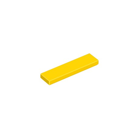 LEGO Peça - Flat Tile 1x4 (Yellow) 243124