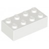 LEGO Peça - Brick 2x4 (White) 300101