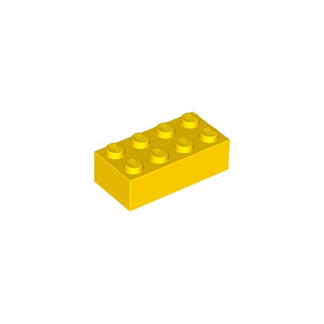 LEGO Peça - Brick 2x4 (Yellow) 1978