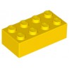 LEGO Peça - Brick 2x4 (Yellow) 300124