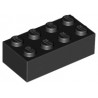 LEGO Peça - Brick 2x4 (Black) 300126