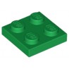 LEGO Peça - Plate 2x2 (Green) 1962