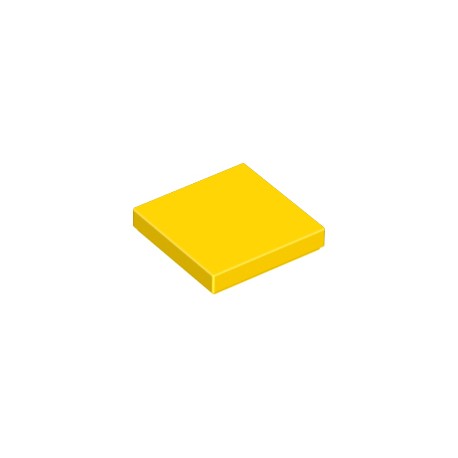 LEGO Peça - Flate Tile 2x2 (Yellow) 1972