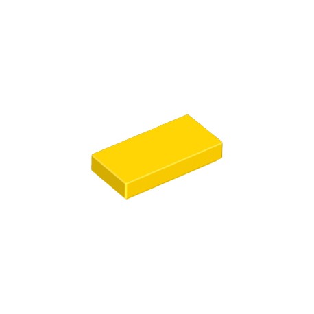 LEGO Peça - Flat Tile 1x2 (Bright Yellow) 1994
