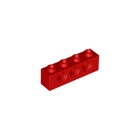 LEGO Peça - Brick technic 1x4 (vermelho) 370121