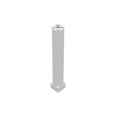 LEGO Peça - Support Solid Pillar 2x2x11 (White) 4100331