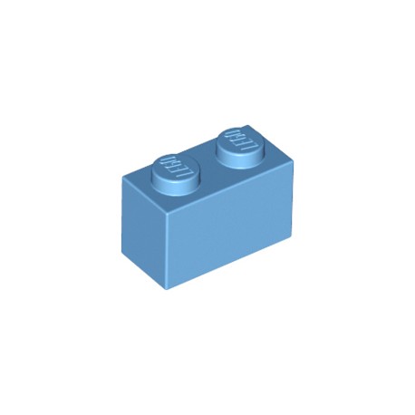 LEGO Peça - Brick 1x2 - (azul claro) 4179833