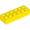 LEGO Peça - Brick 2x6 - (amarelo)