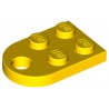 LEGO Peça - Coupling plate 2x2 - (amarelo)