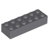 LEGO Peça - Brick 2x6 (Dark Bluish Gray) 4210875