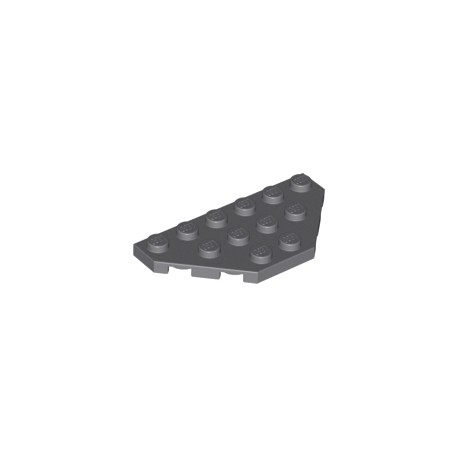 LEGO Peça - Corner plate 3x6 (Dark Buish Gray) 4210984