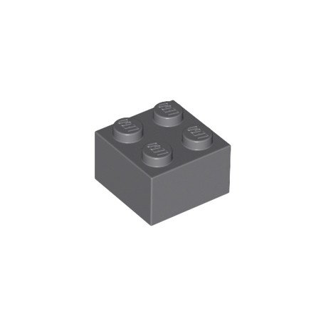 LEGO Peça - Brick 2x2 (Dark Bluish Gray) 4211060