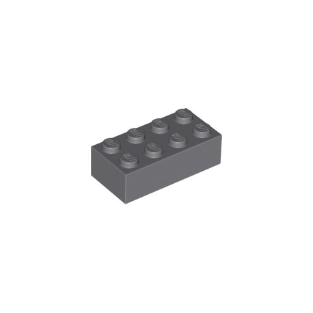 LEGO Peça - Brick 2x4 (Darck Bluish Gray) 2001