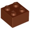 LEGO Peça - Brick 2x2 (Reddish Brown) 2001