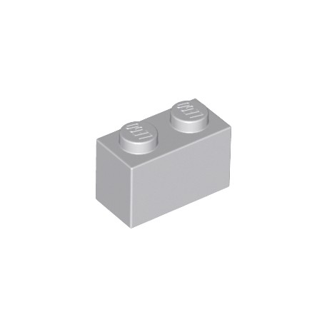 LEGO Peça - Brick 1x2 (Medium Stone Grey) 4211388