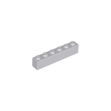 LEGO Peça - Brick 1x6 (Light Bluish Gray) 4211393