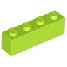 LEGO Peça - Brick 1x4 - (verde claro)
