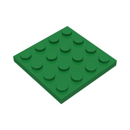 LEGO Peça - Plate 4x4 - (verde)