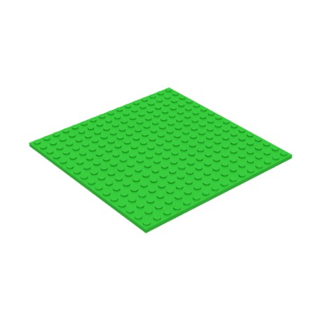LEGO Peça - Plate 16x16 - (Bright Green) 4611777