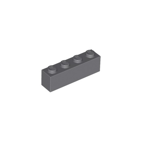 LEGO Peça - Brick 1X4 (Dark Bluish Gray) 4211103